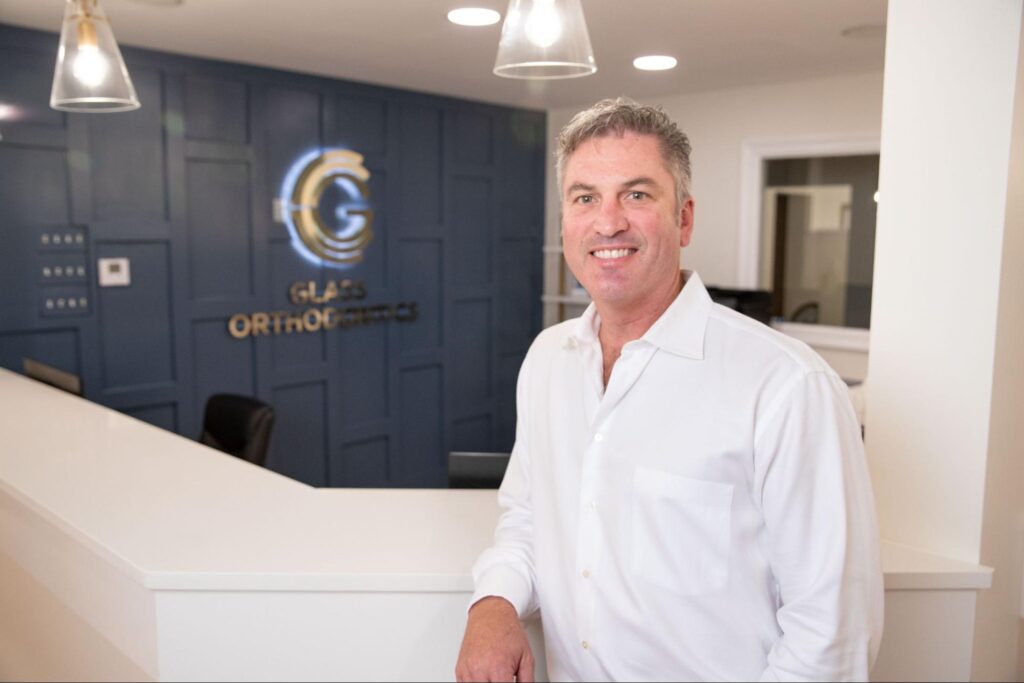 Dr Glass orthodontist in Fairhope AL providing orthodontic care to patient