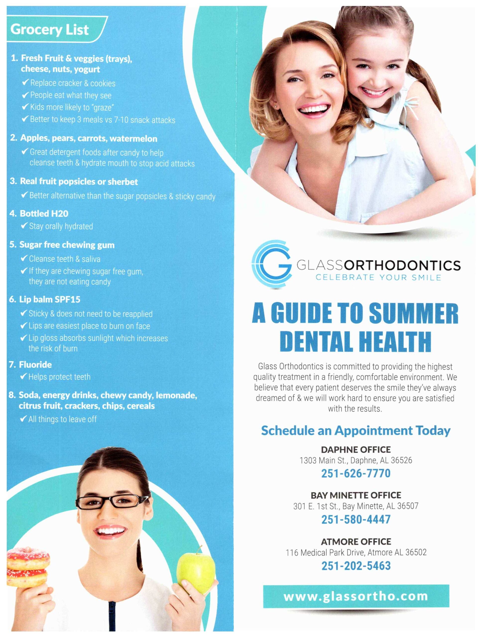 A Guide to Summer Dental Health page 1